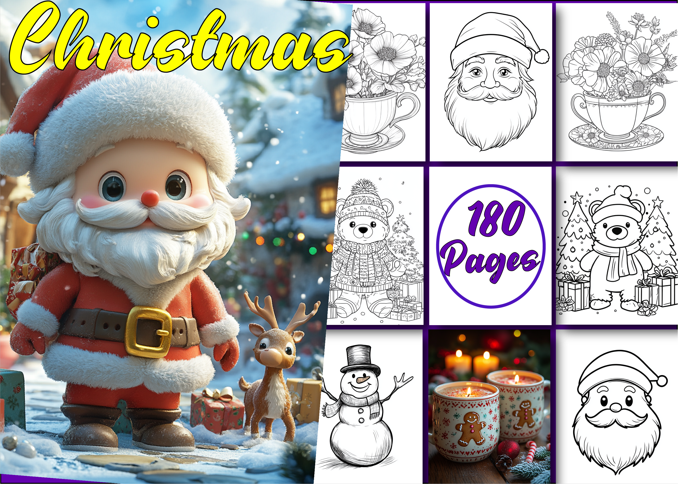 Christmas Coloring Book for Adults