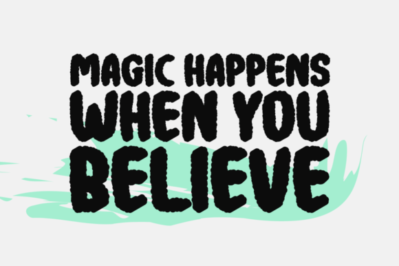 Make Magic Font PNG with transparent background - Preview 3