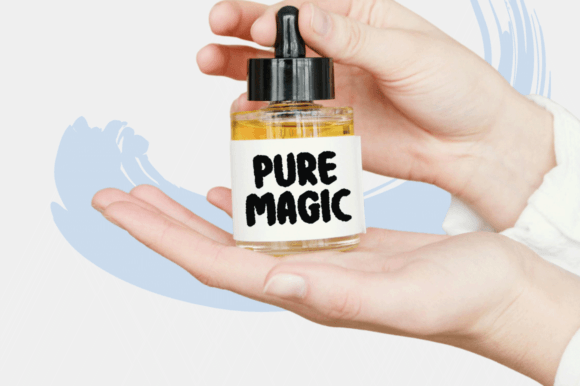 Make Magic Font PNG with transparent background - Preview 4