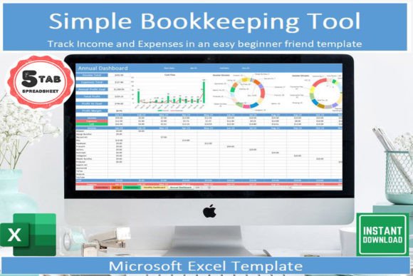 Simple Bookkeeping Spreadsheet Excel