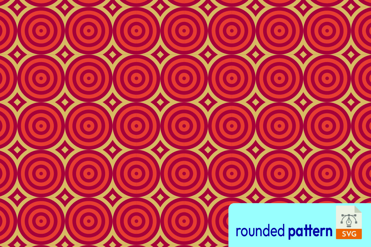 Roundish Pattern Rounded Seamless Pattern Graphic by Lively Spring · Creative Fabrica