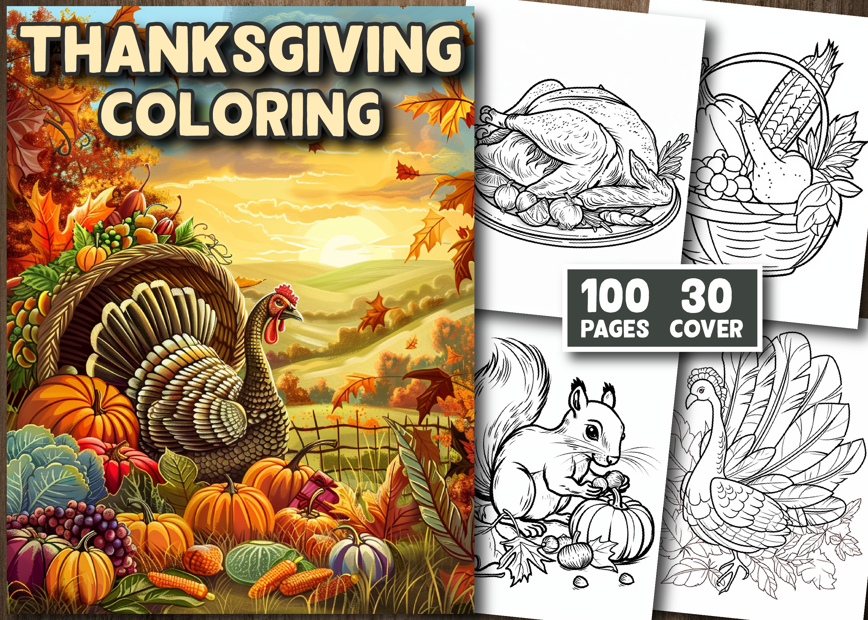 Awesome Thanksgiving Coloring Pages