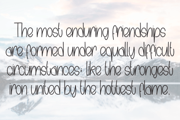 Balancing Font - Preview 5