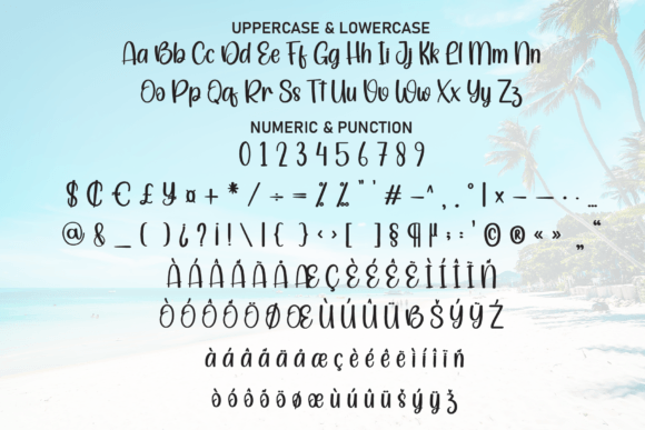 Beach Summer Font - Preview 6