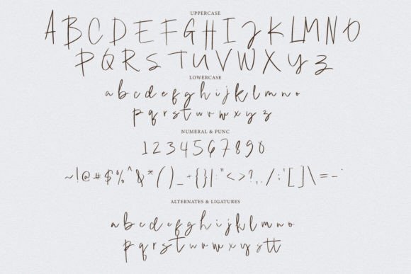 Brilliant White Font - Preview 5