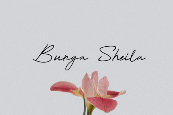 Bunga Sheila Font - Preview 1