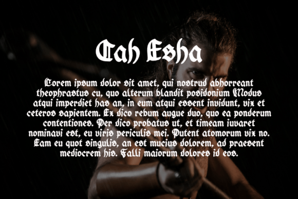 Cah Esha Font - Preview 2