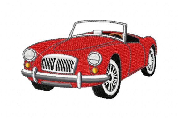 Car Embroidery Design