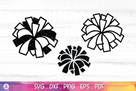 Cheerleading Pom Pom Svg, Sports Svg