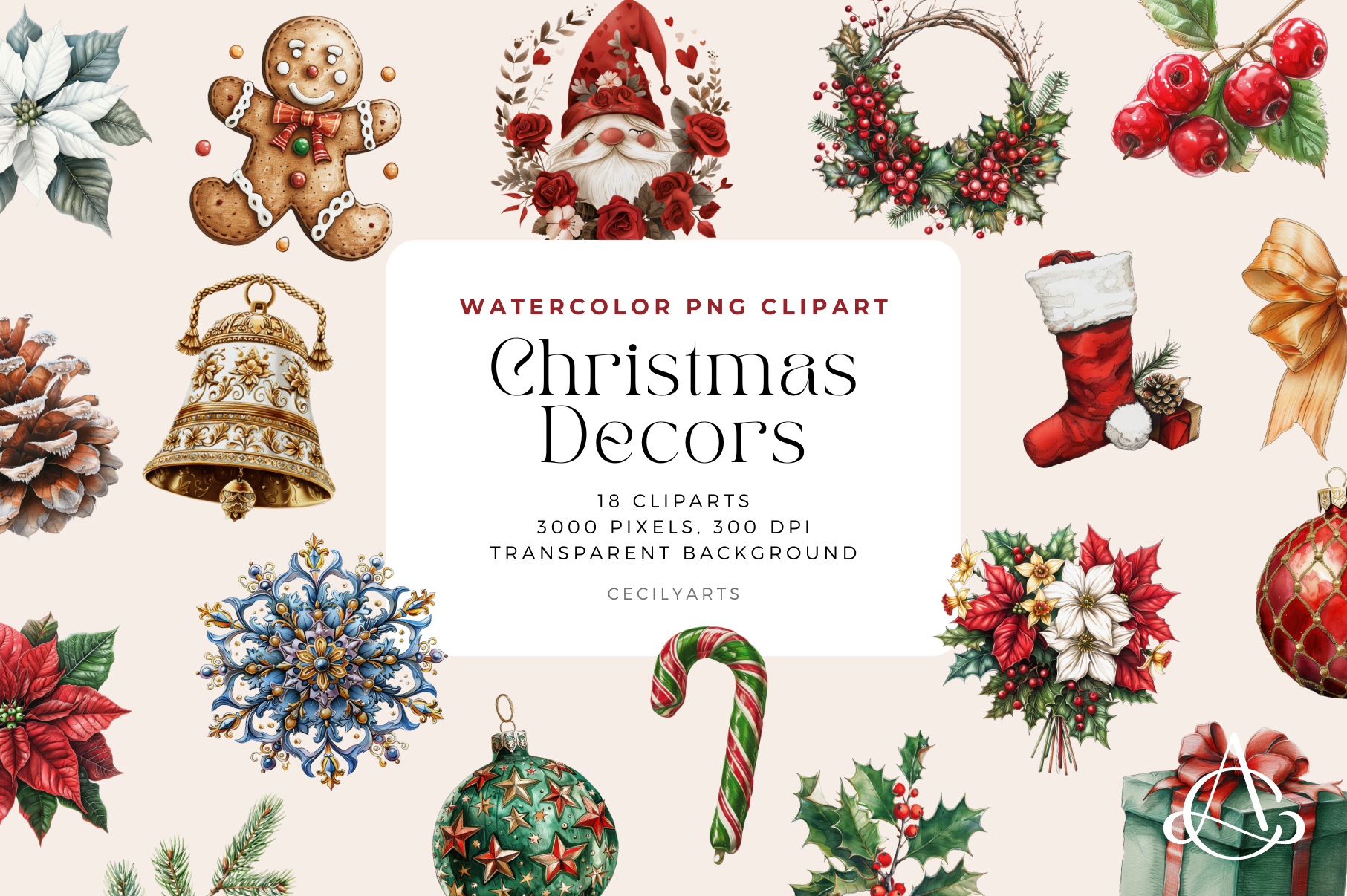 Christmas Decors Cliparts - photo 1