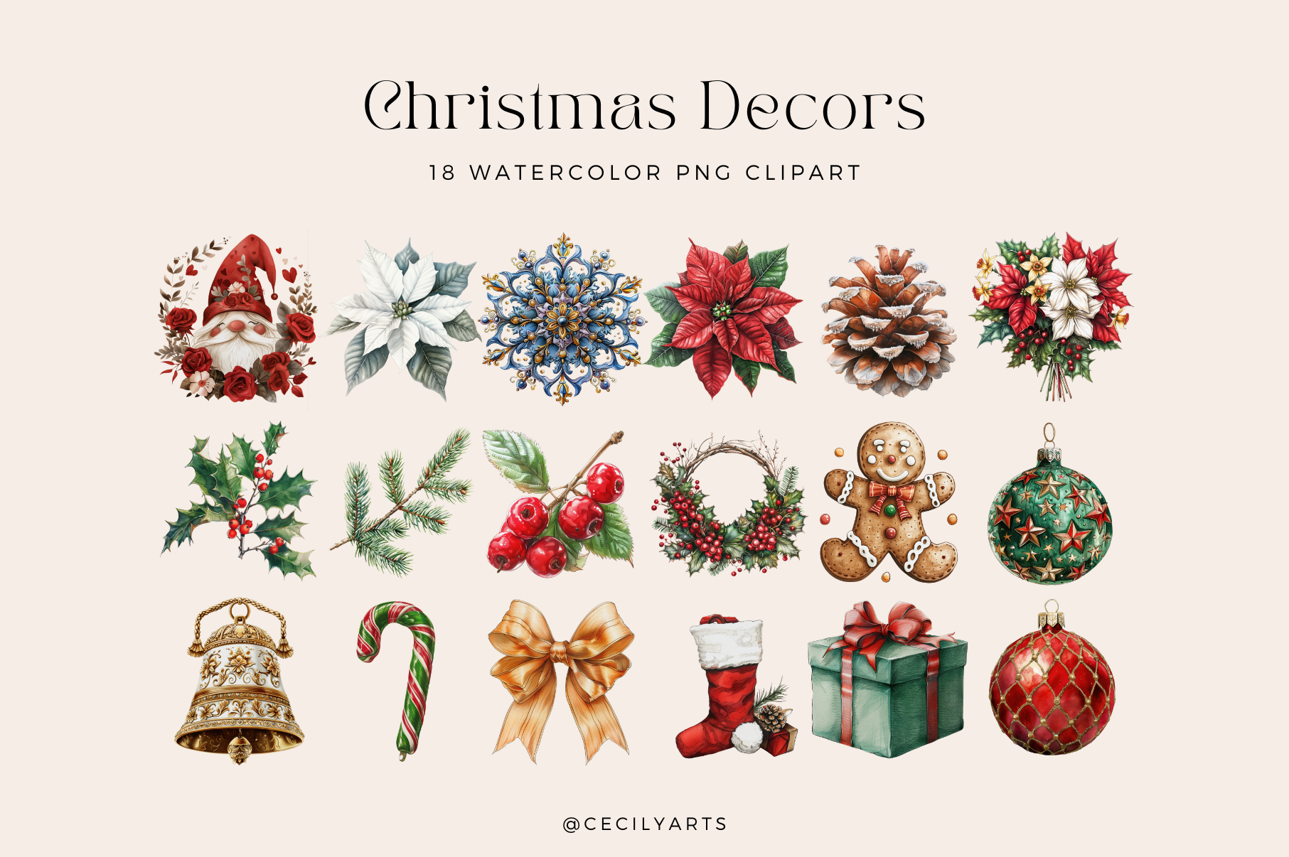 Christmas Decors Cliparts - photo 3