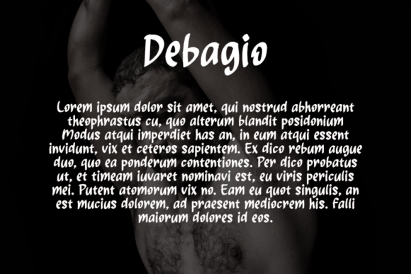 Debagio Font - Preview 2