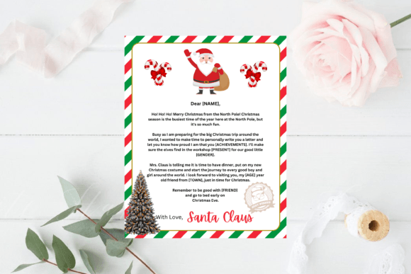 Editable Letter from Santa, Santa Mail