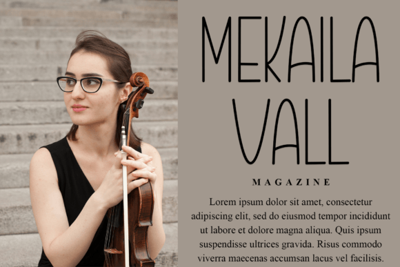 Establessed Font - Preview 1