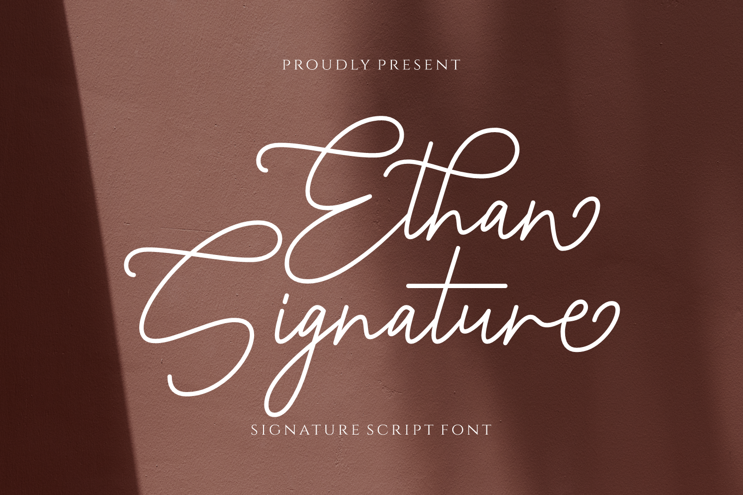 Ethan Signature preview - casual handwritten signature-style script