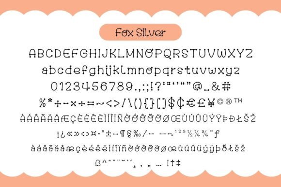 Fox Silver Font - Preview 6