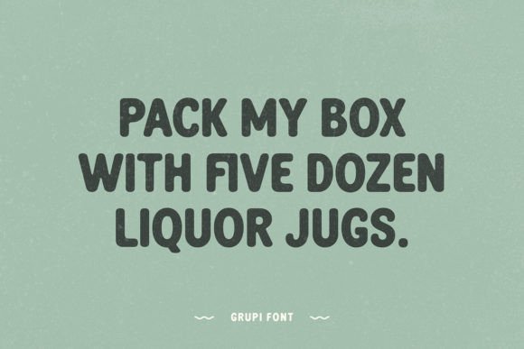 Grupi Sans Font PNG with transparent background - Preview 4