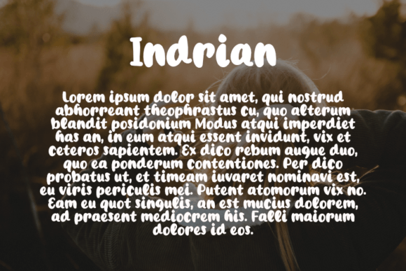 Indrian Font PNG with transparent background - Preview 2