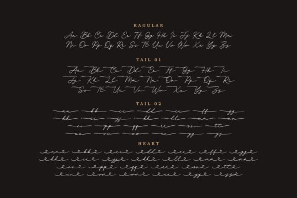 La Karley Font PNG with transparent background - Preview 3