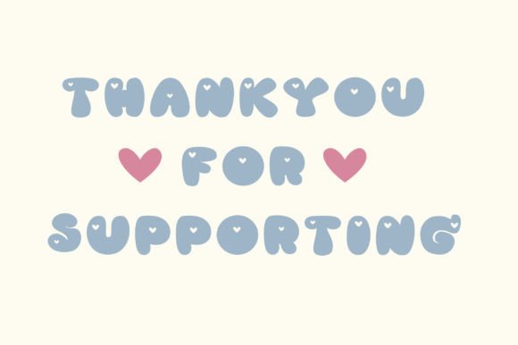 Love Candy Font font preview - 5