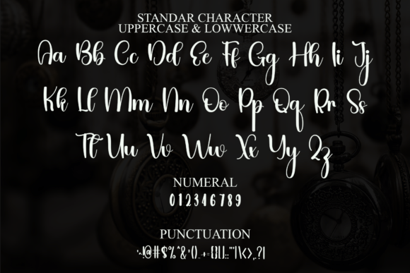 Satuday Font PNG with transparent background - Preview 1