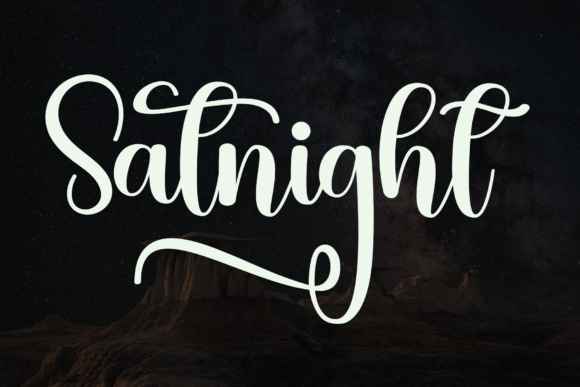 Satuday Font PNG with transparent background - Preview 6