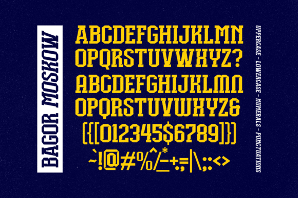 Bagor Moskow Font - Preview 4
