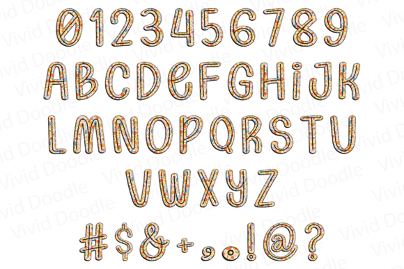 Boho Autumn Doodle Font - Preview 1