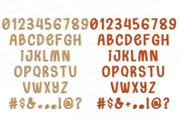 Boho Autumn Doodle Font - Preview 3