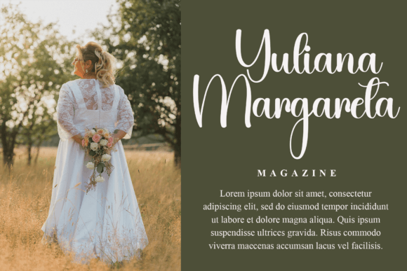 Bridesmaid Font - Preview 1