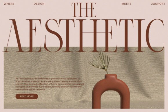 Brown Font - Preview 4