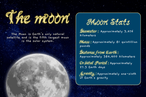 Crescent Moon Font - Preview 1