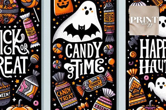 Festive Halloween Treat Bag Toppers