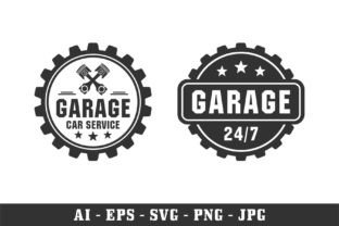 Garage Time Stamp Example Garage Stamp Illustration Design, Eps Graphic by Kerja Serabutan ...