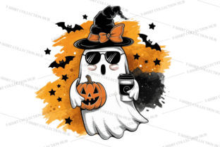 Halloween Cute Ghost Boo Funny PNG Graphic by T-shirt Collection Hub ...