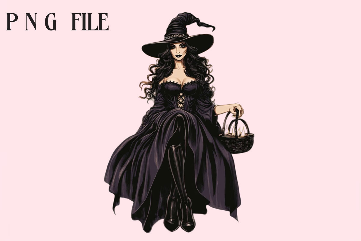 Halloween Witch Clipart Graphic by Creative Design House · Creative Fabrica