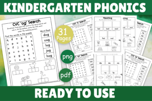 Kindergarten Phonics Worksheet