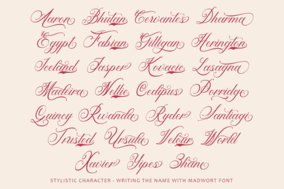 Madwort Font PNG with transparent background - Preview 3