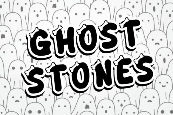 Mistery Sleketon Font PNG with transparent background - Preview 2