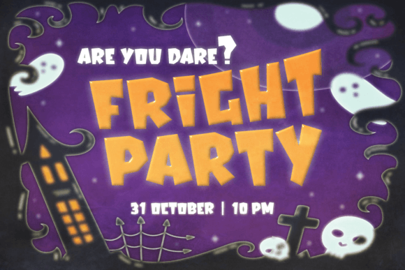 Monsta Night Font PNG with transparent background - Preview 1