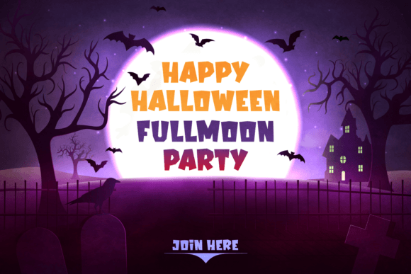Monsta Night Font PNG with transparent background - Preview 2