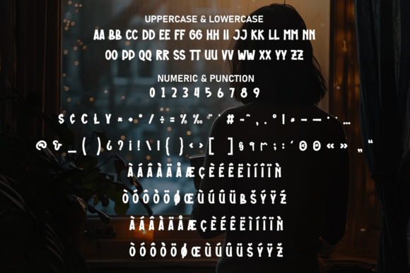 Mood Night Font PNG with transparent background - Preview 6