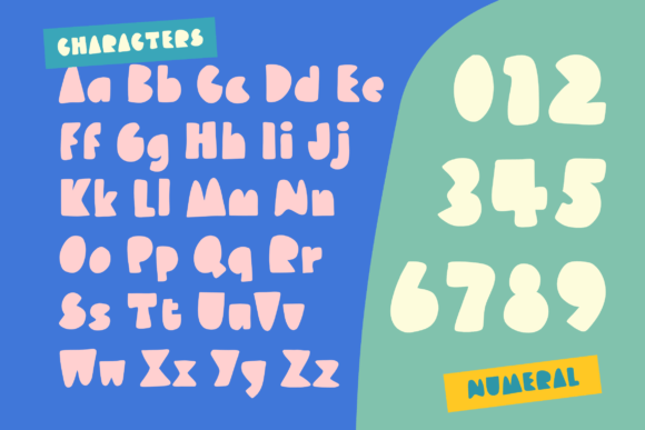Puzler Font PNG with transparent background - Preview 1