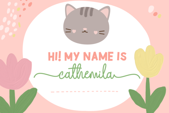 Rainbow Island Font PNG with transparent background - Preview 1