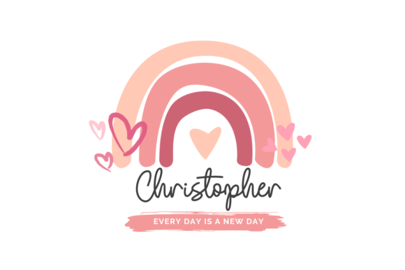 Rainbow Island Font PNG with transparent background - Preview 2