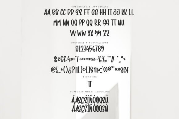 Sample Bright Font PNG with transparent background - Preview 5