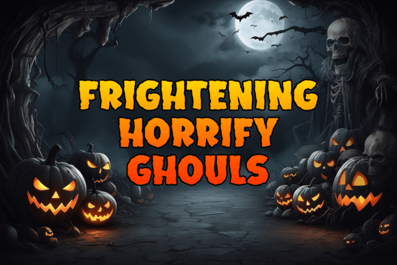 Scary Village Font PNG with transparent background - Preview 1