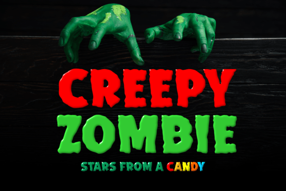 Scary Village Font PNG with transparent background - Preview 2