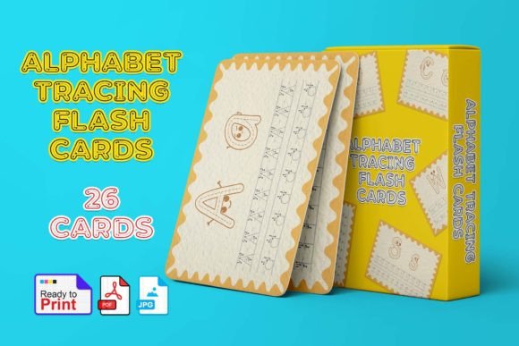 ABC Alphabet Tracing Flashcards