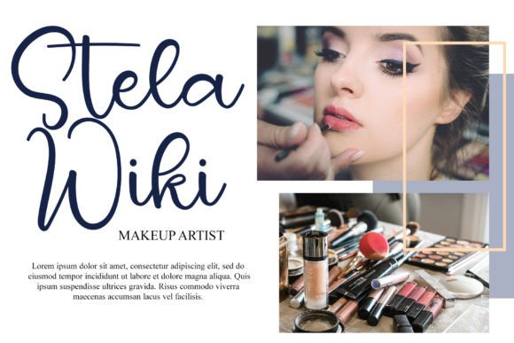 Angela Signature Font - Preview 1